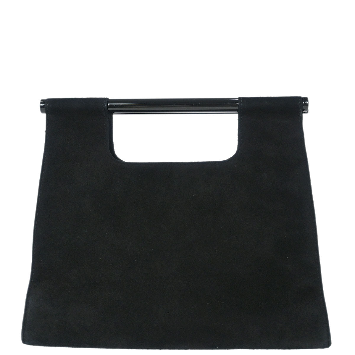 Chanel 1997-1999 Black Suede Handbag