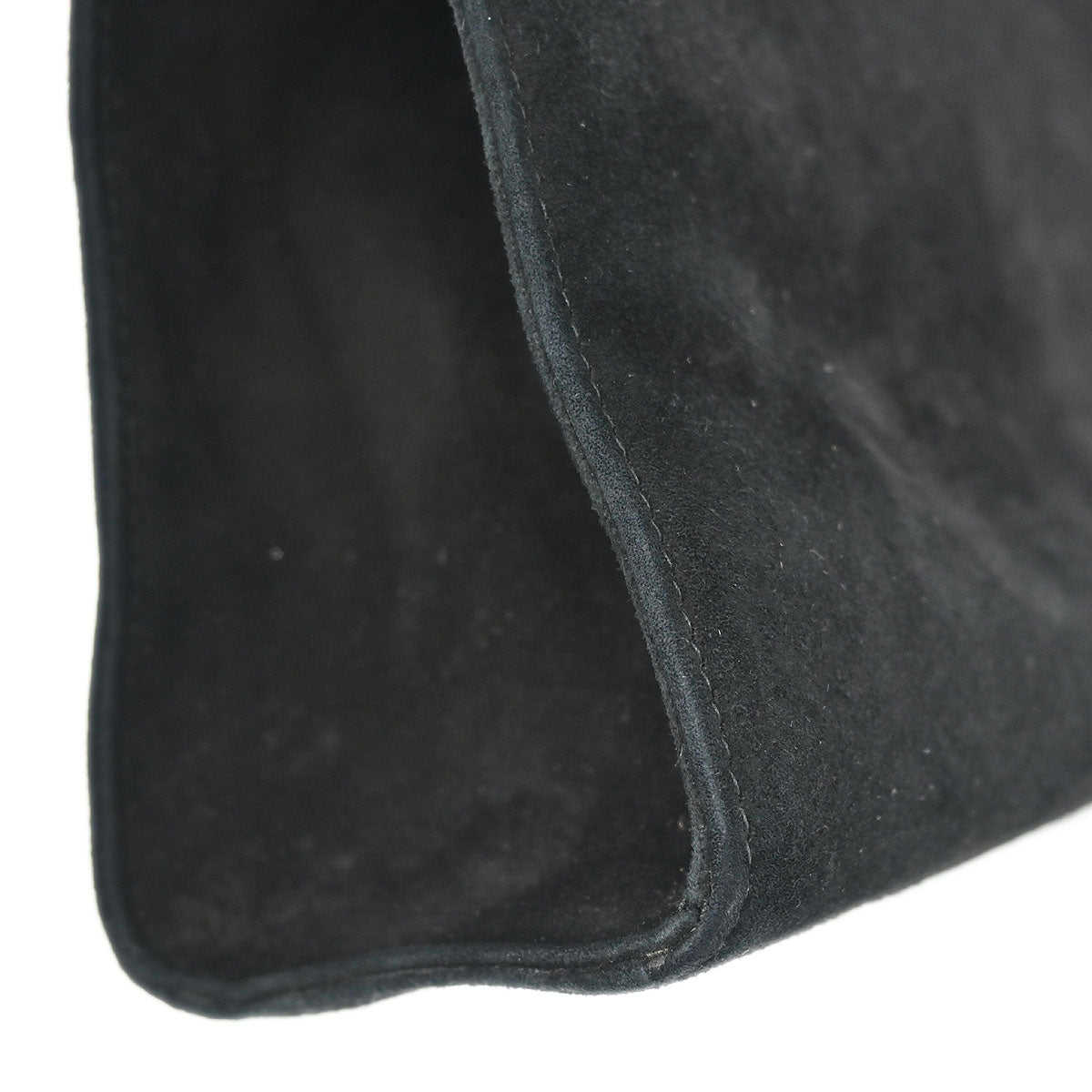 Chanel 1997-1999 Black Suede Handbag
