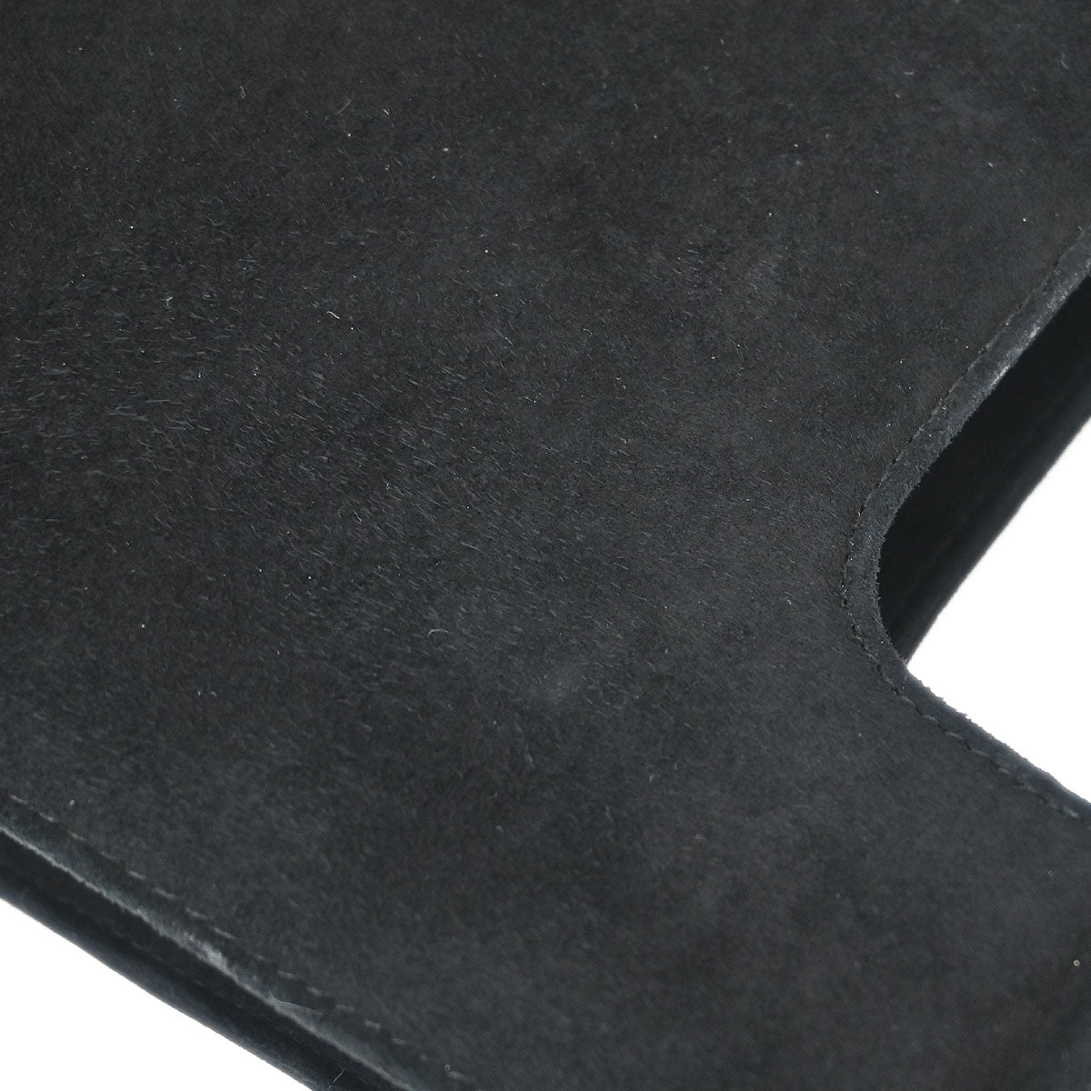 Chanel 1997-1999 Black Suede Handbag