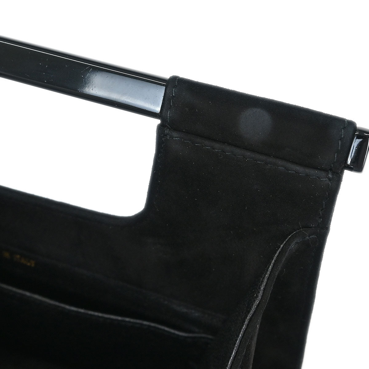 Chanel 1997-1999 Black Suede Handbag