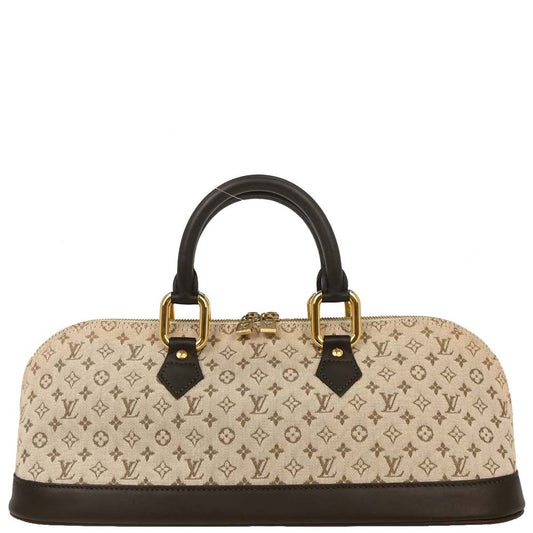 Louis Vuitton Khaki Monogram Mini Alma Long Handbag M92206