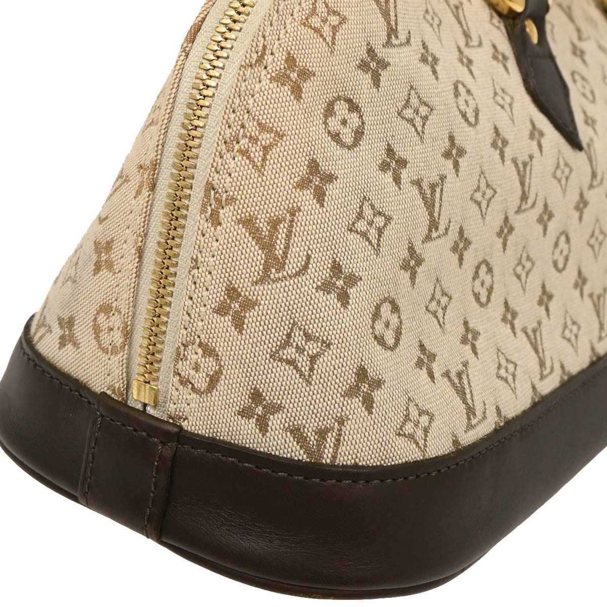 Louis Vuitton Khaki Monogram Mini Alma Long Handbag M92206