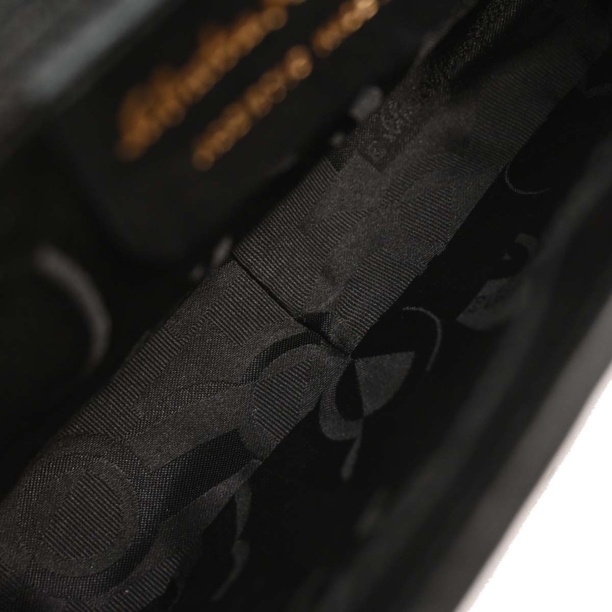 Salvatore Ferragamo Black Gancini Shoulder Bag