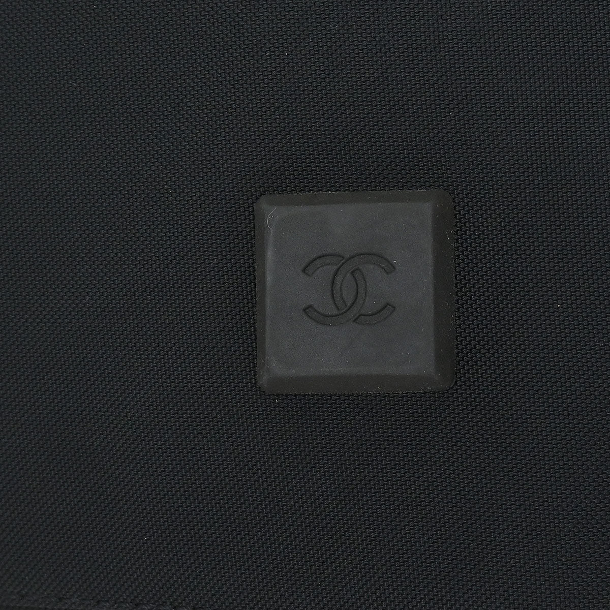 Chanel Black Nylon Sport Line Duffle Gym Handbag