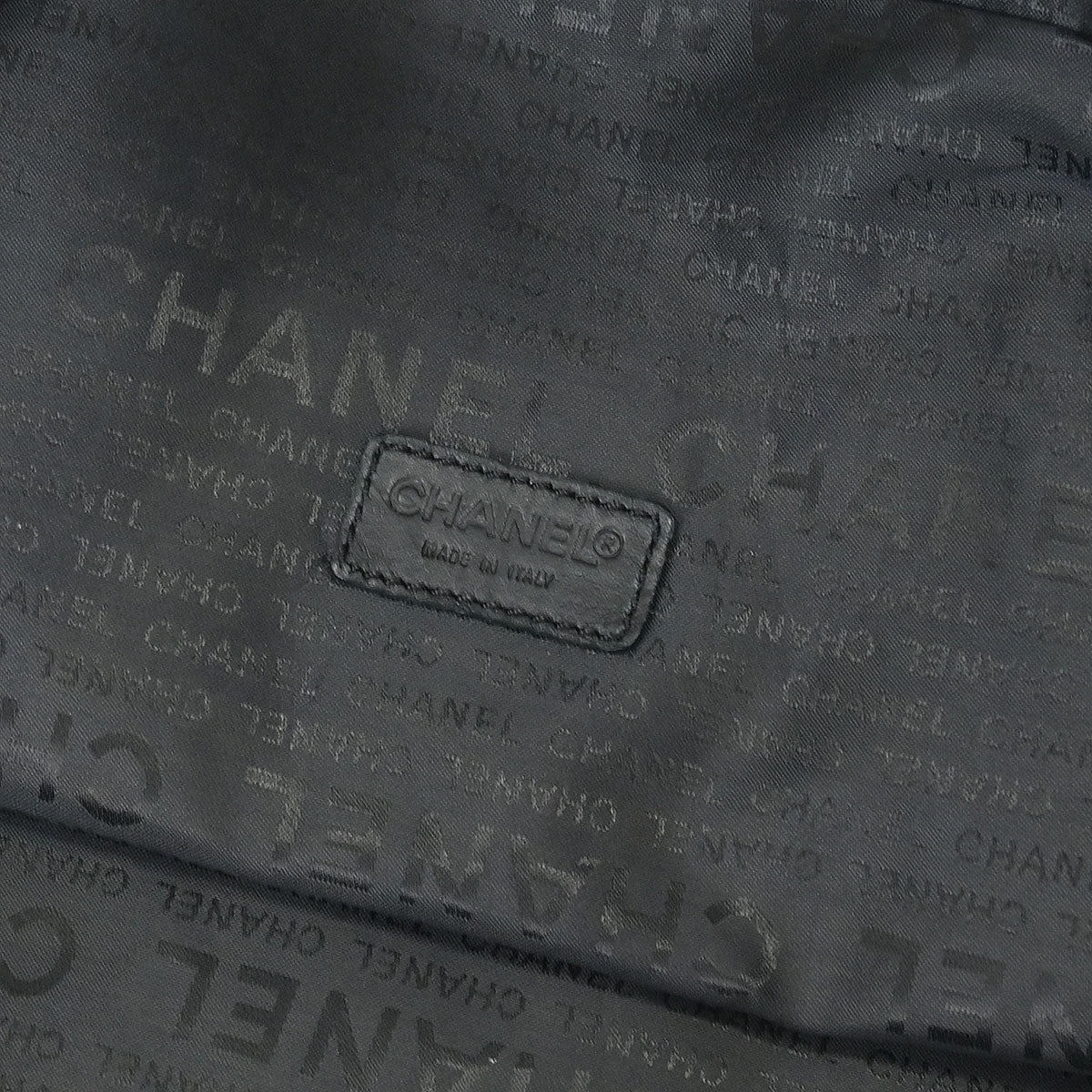 Chanel Black Nylon Sport Line Duffle Gym Handbag
