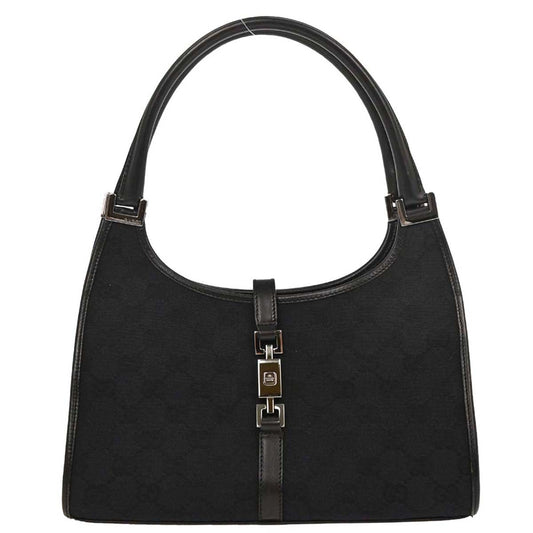 Gucci Black GG Jackie Handbag