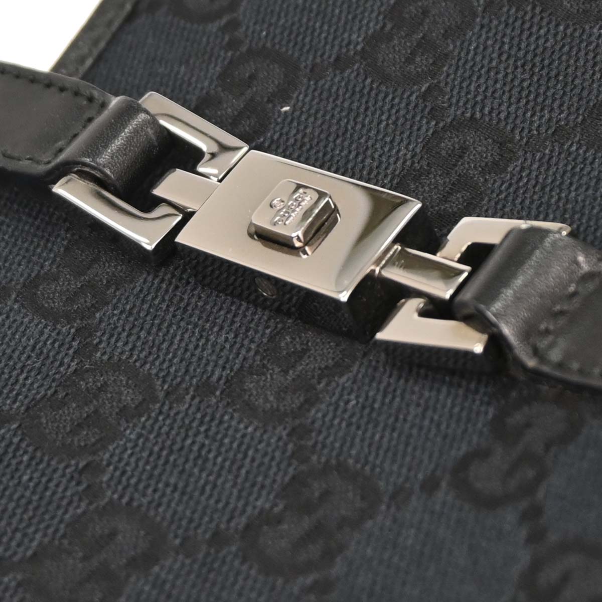 Gucci Black GG Jackie Handbag