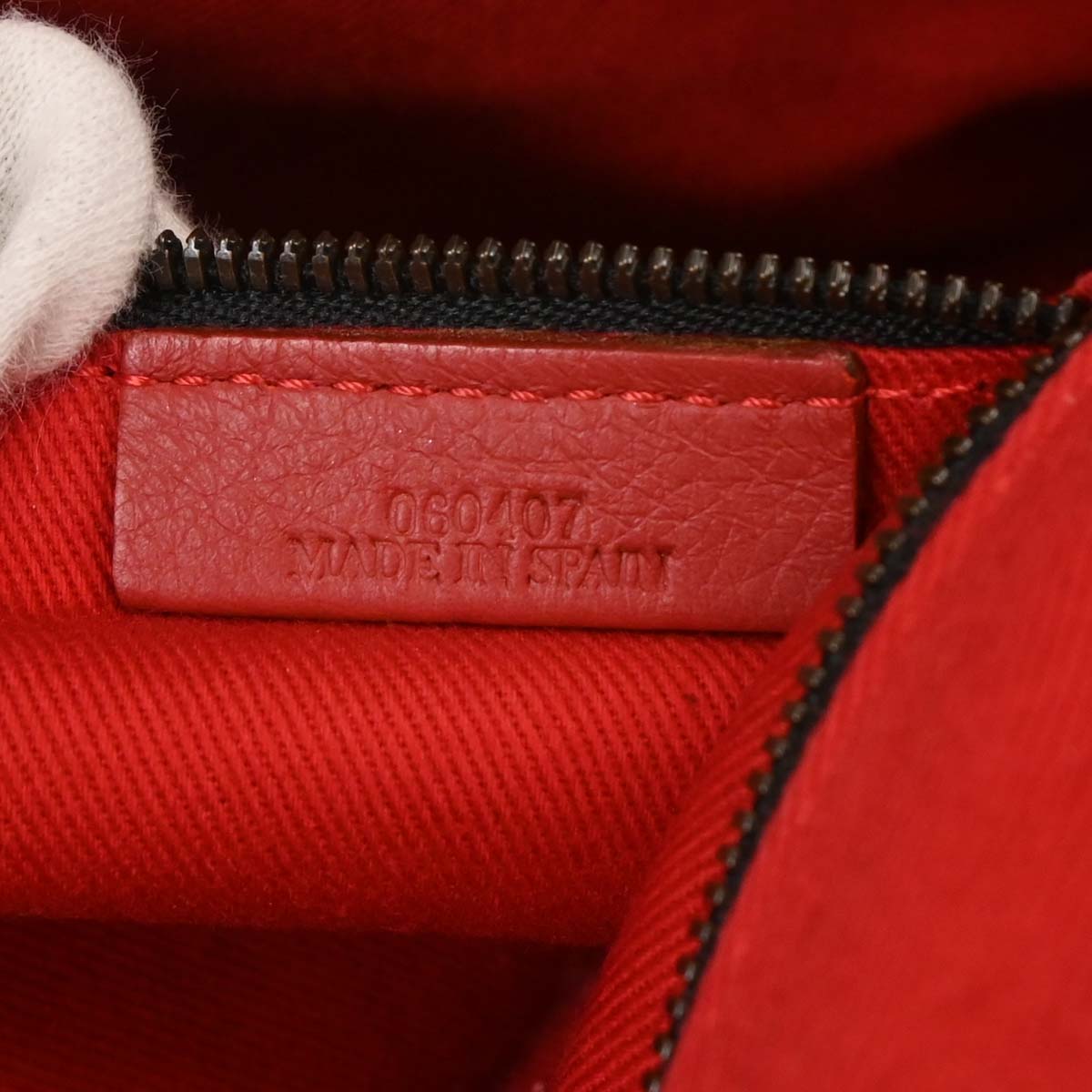 Loewe Black Leather Suede Handbag