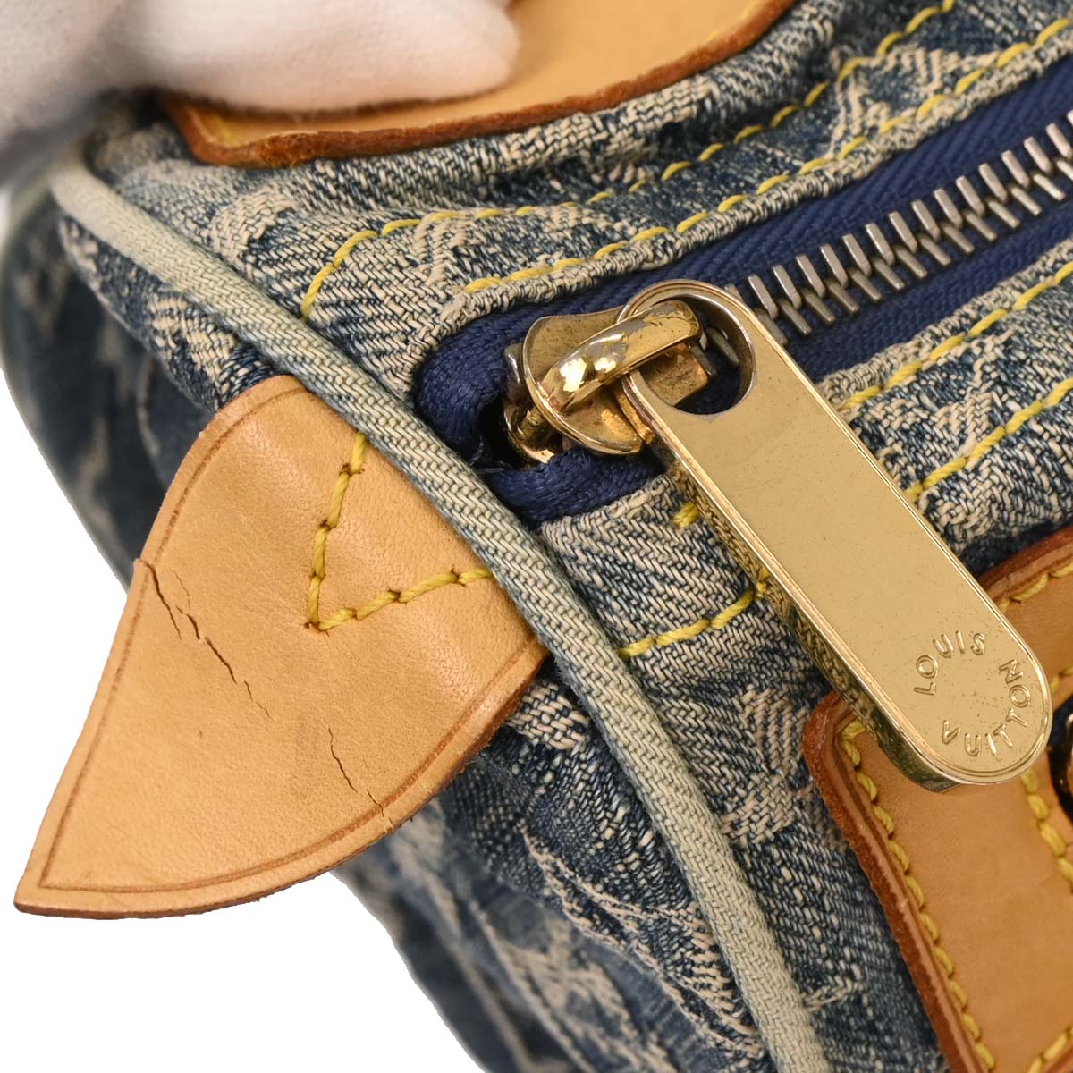 Louis Vuitton Blue Monogram Denim Neo Speedy Handbag M95019