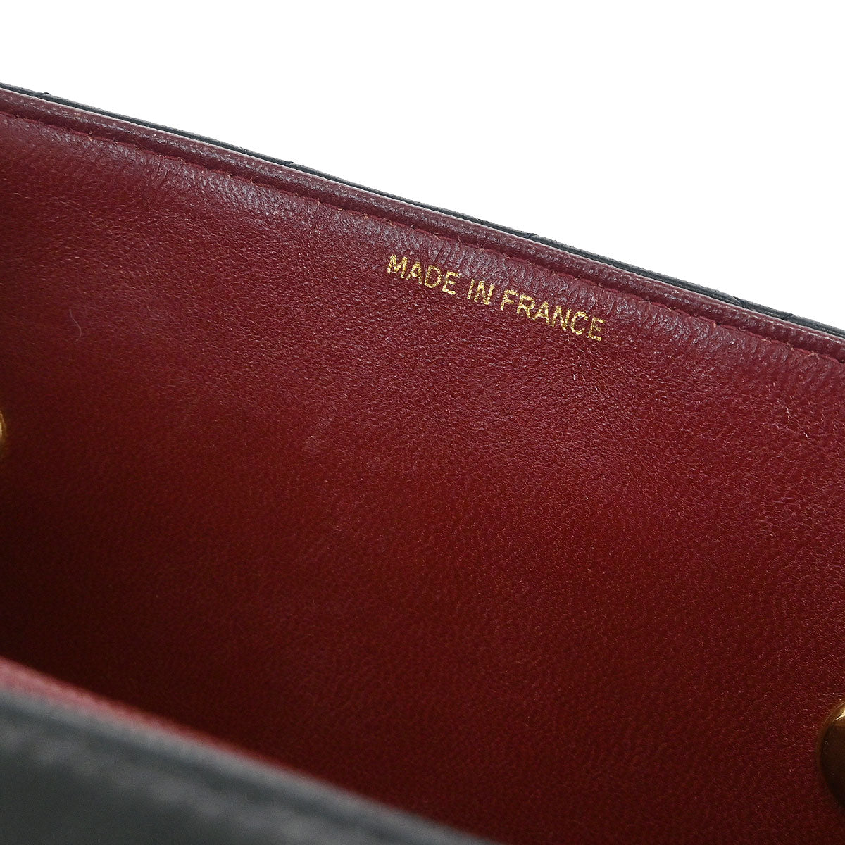 Chanel 1989-1991 Black Lambskin 2way Shoulder Handbag