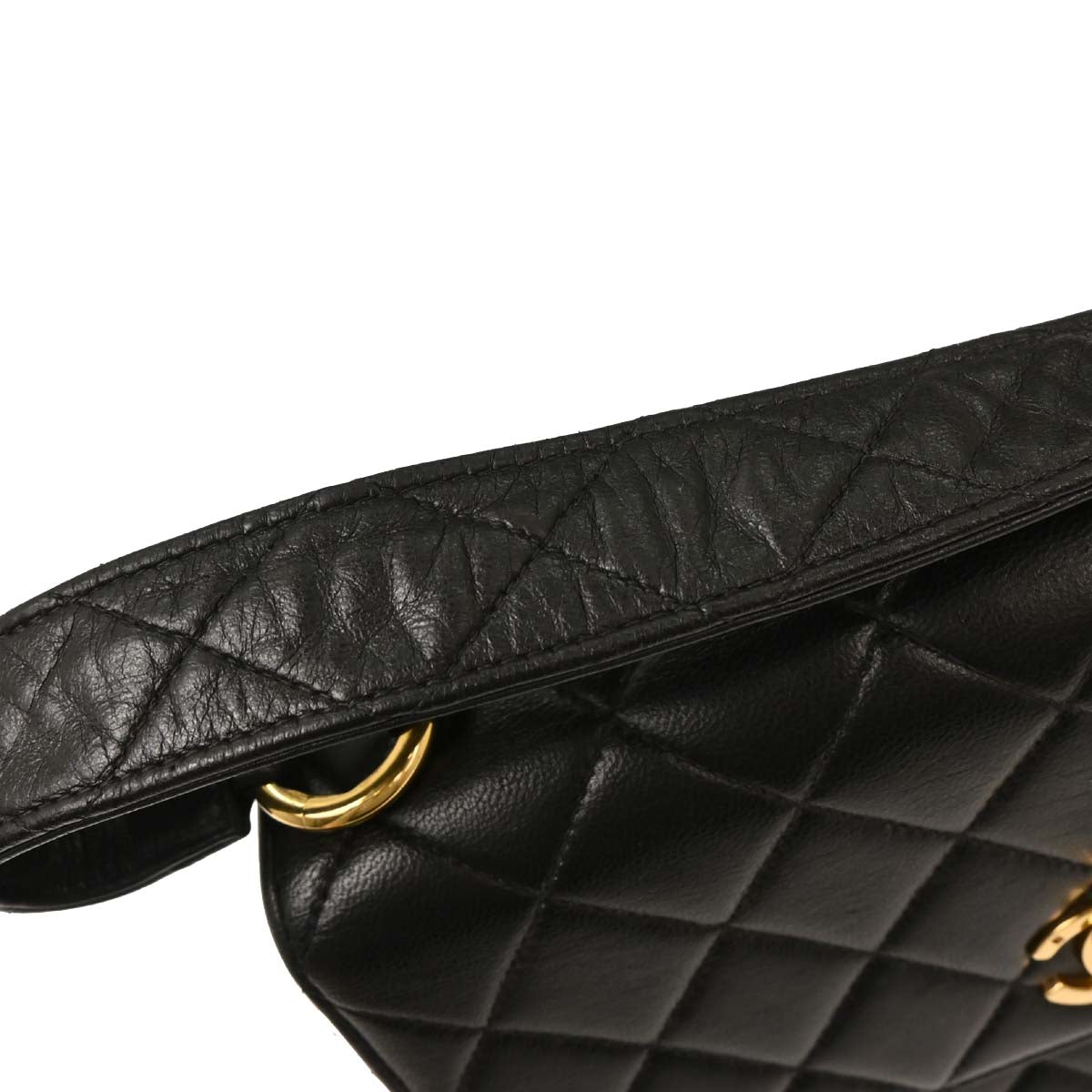 Chanel 1996-1997 Black Lambskin Handbag