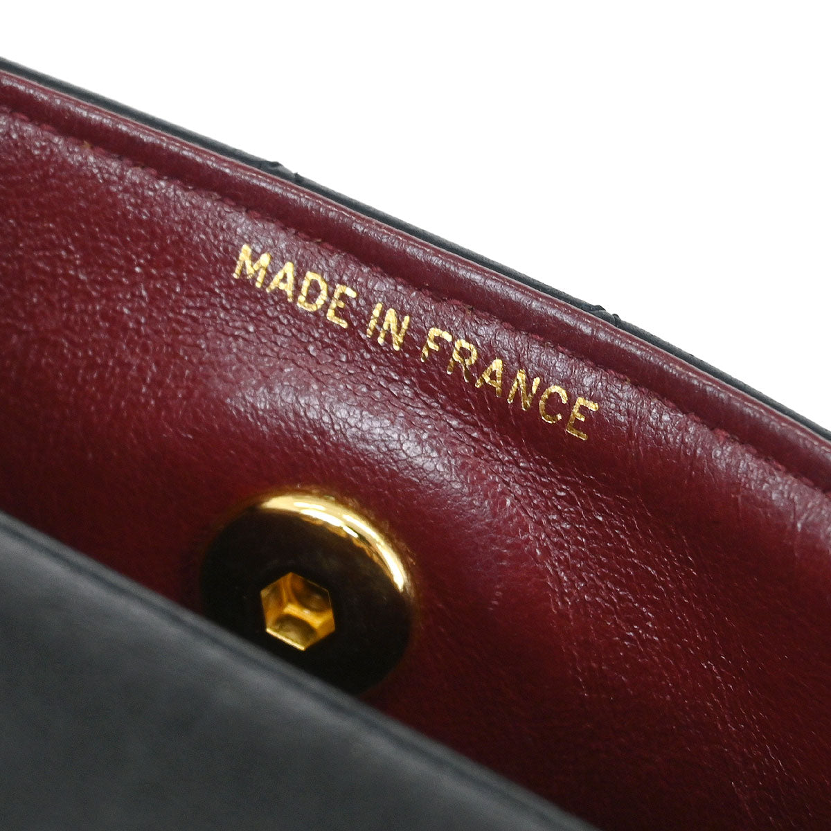 Chanel 1989-1991 Black Lambskin Shoulder Bag