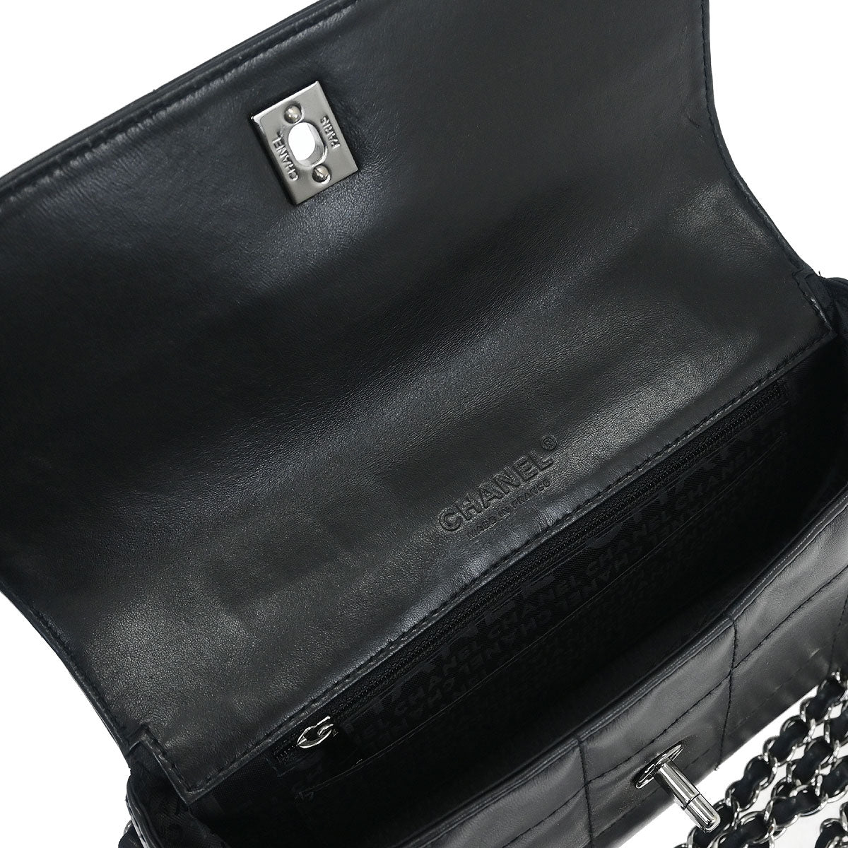 Chanel 2003-2004 Black Lambskin Handbag