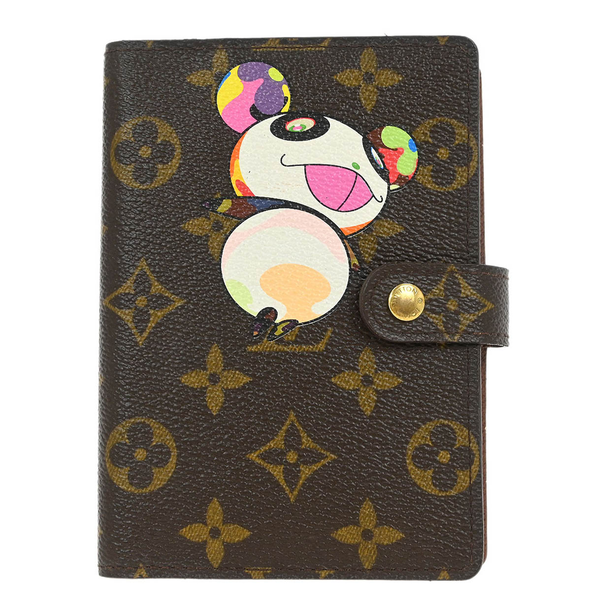 Louis Vuitton Monogram Panda Agenda PM Note Book Cover R20011