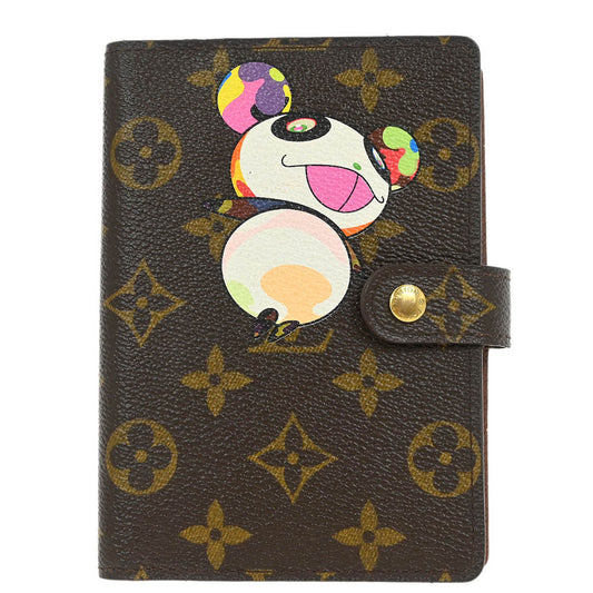 Louis Vuitton Monogram Panda Agenda PM Note Book Cover R20011