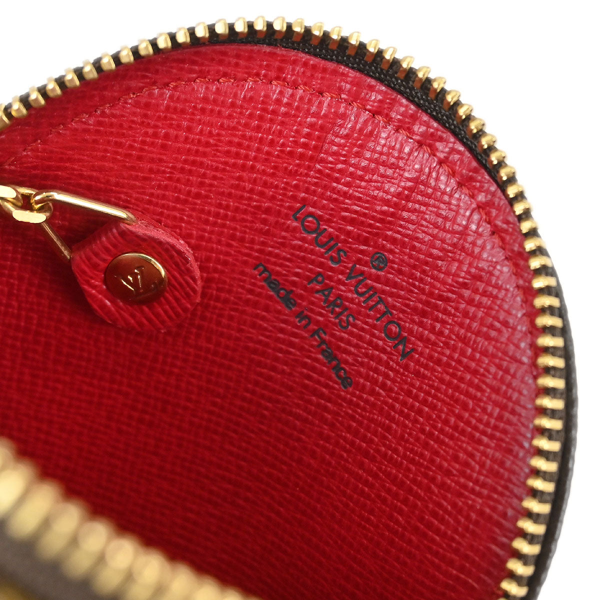 Louis Vuitton Cherry Porte Monnaie Rond Coin Case Wallet M95043