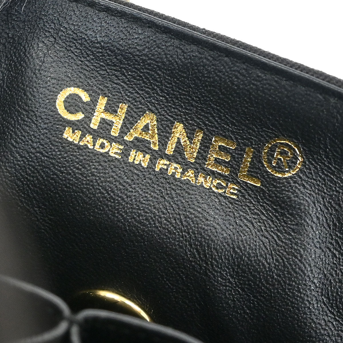 Chanel 2000-2002 Black Canvas COCO East West Choco Bar Shoulder Bag