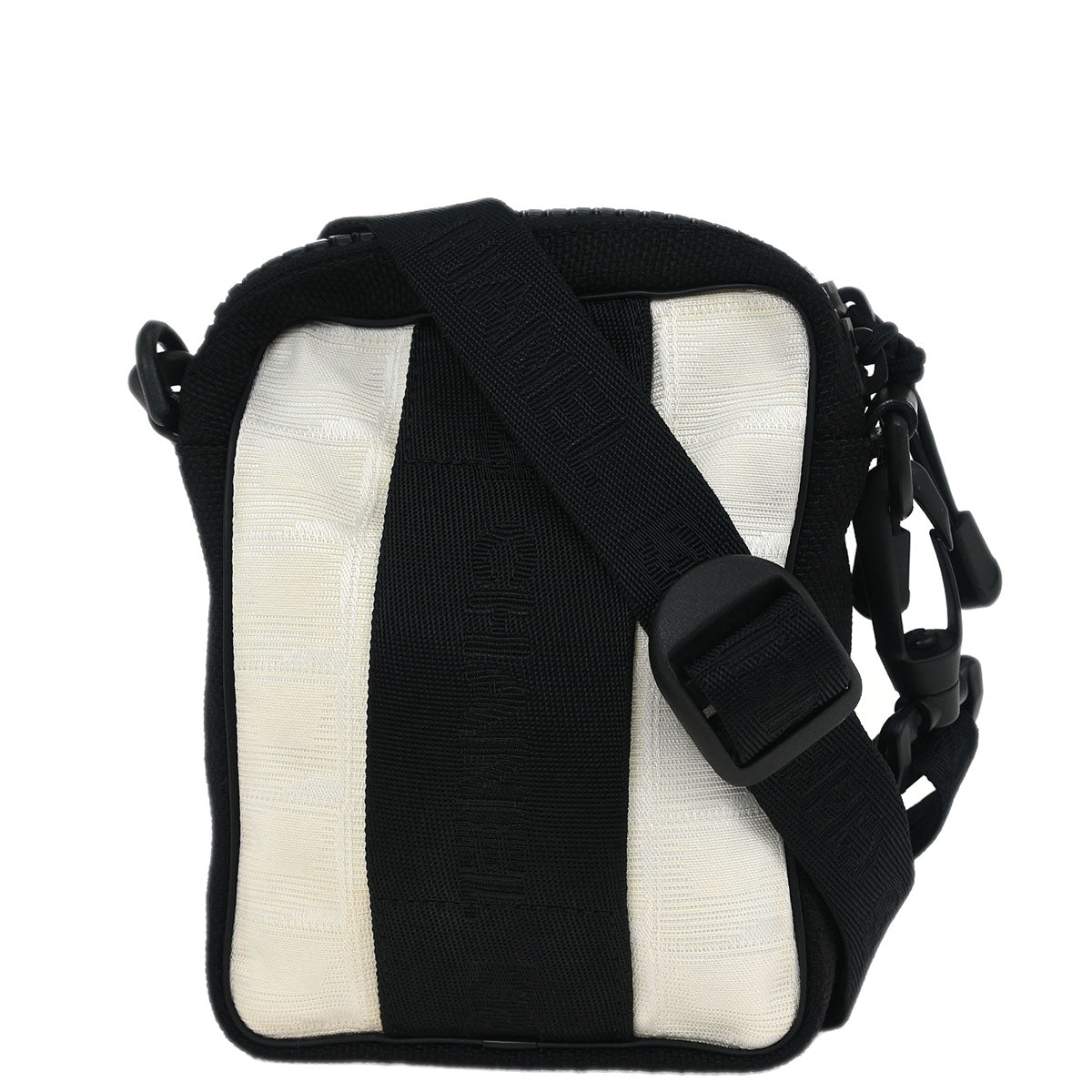 Chanel 2003-2004 White Nylon Travel Line Shoulder Bag