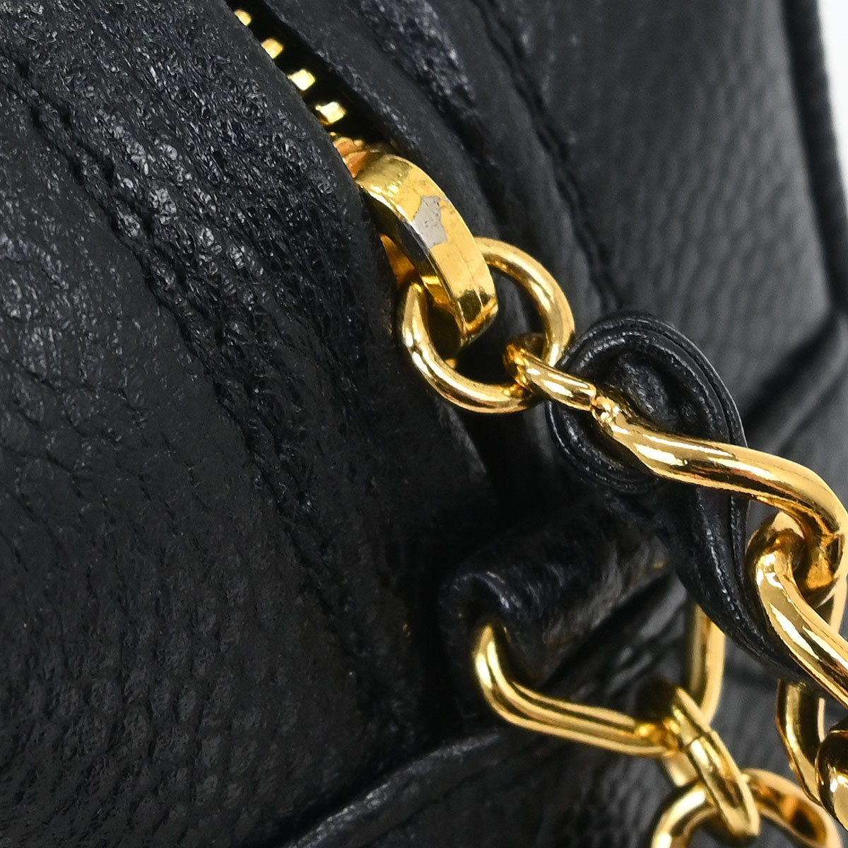 Chanel 1996-1997 Black Caviar Camera Bag