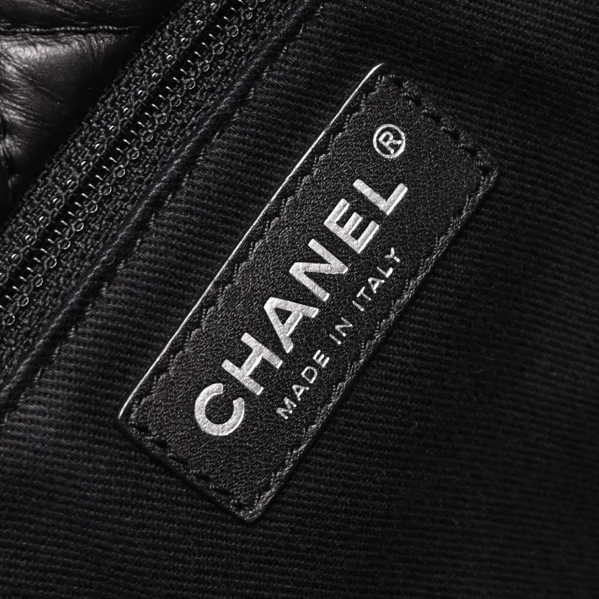 Chanel 2009-2010 Black Calfskin Mademoiselle Lock Shoulder Bag