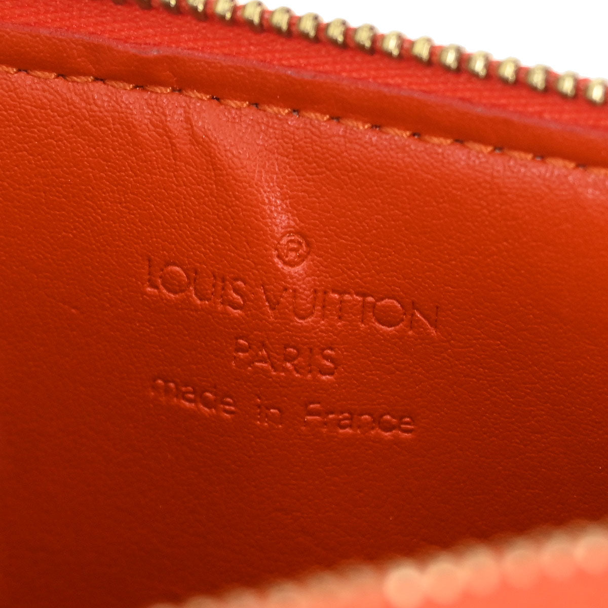 Louis Vuitton Orange Vernis Flower Lexington Handbag M92247