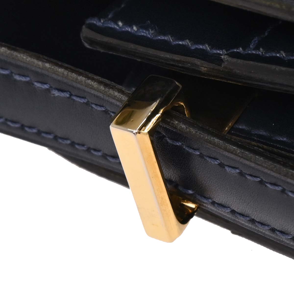 Celine Navy Leather Handbag