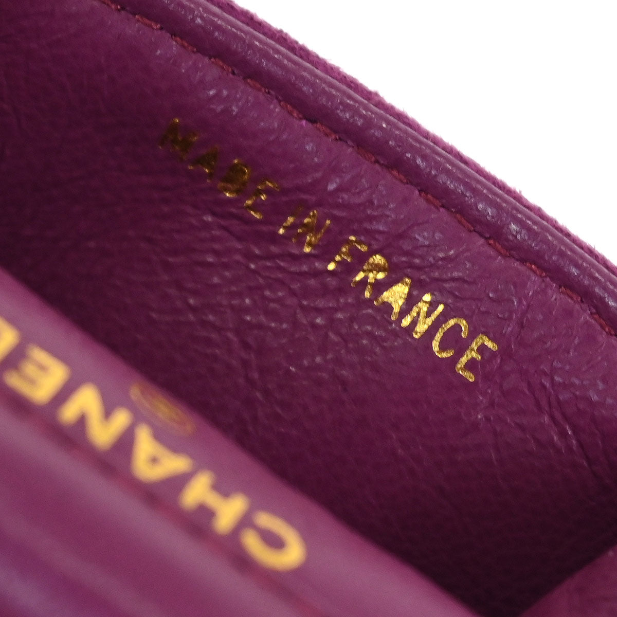 Chanel Pink Suede Micro Classic Flap Shoulder Bag Pochette