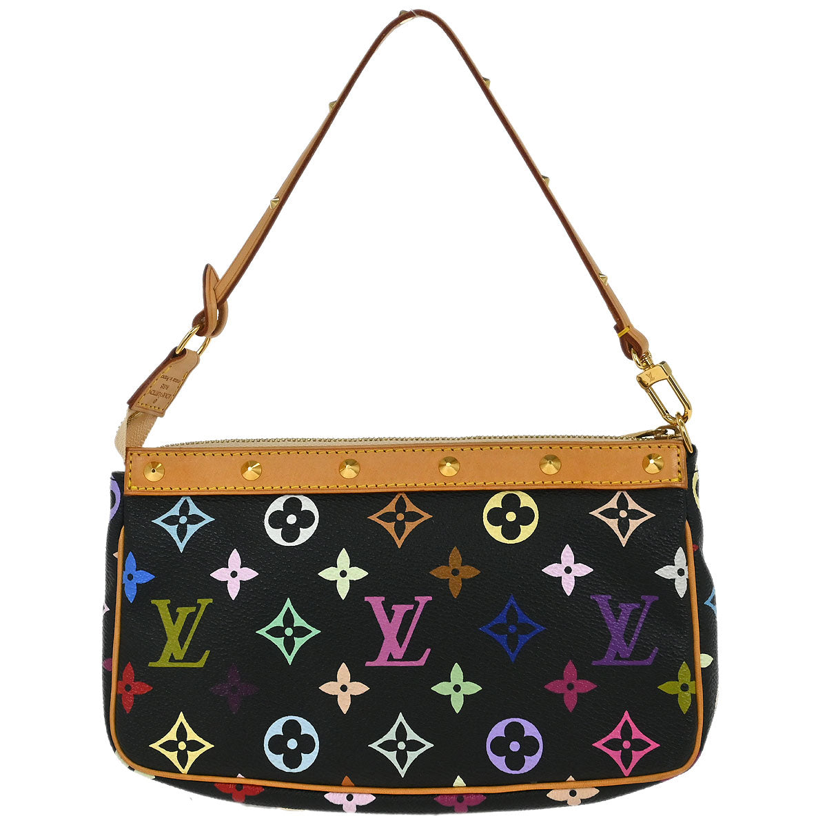Louis Vuitton Black Multicolor Pochette Accessoires M92648