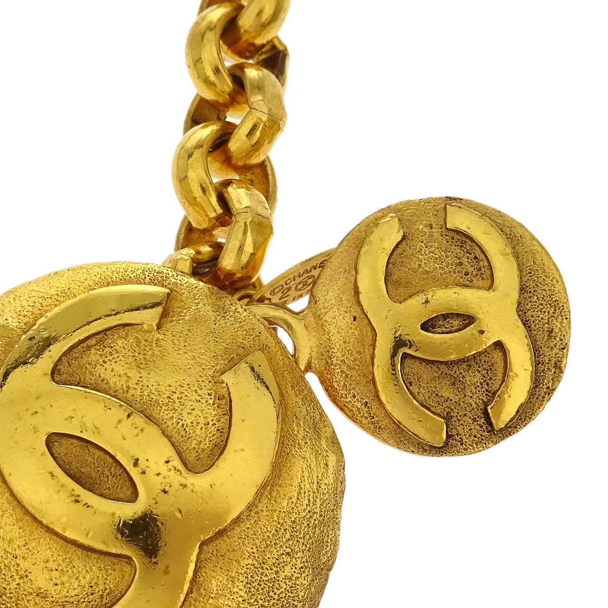 Chanel Chain Belt Medallion Gold 6123/29 Small Good