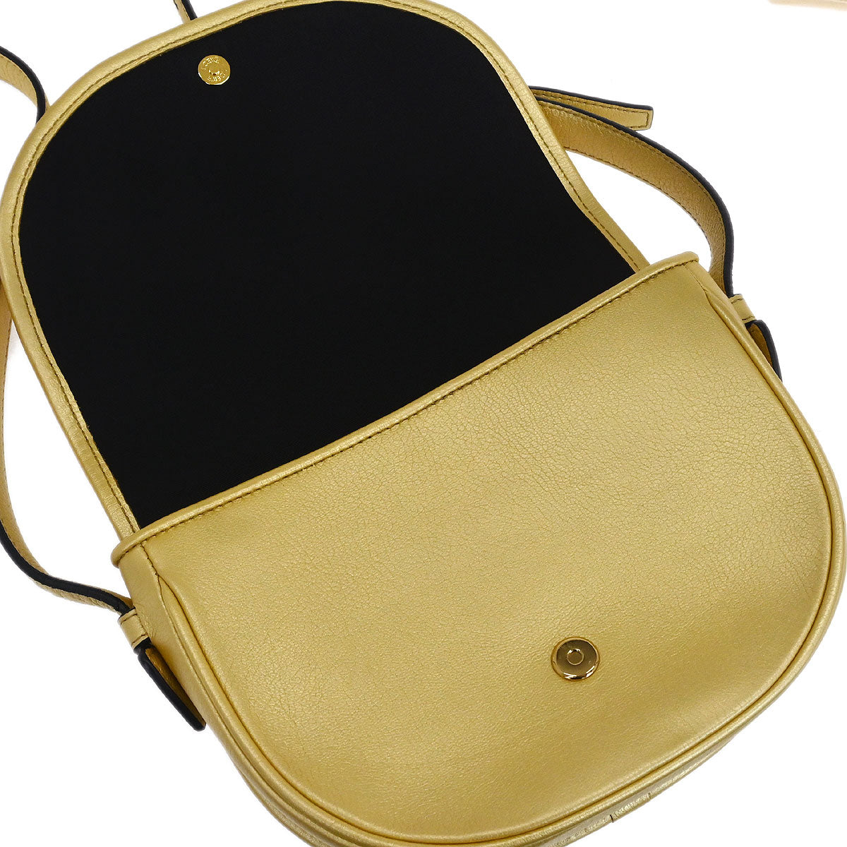 Loewe * Gold Leather Heritage Shoulder Bag