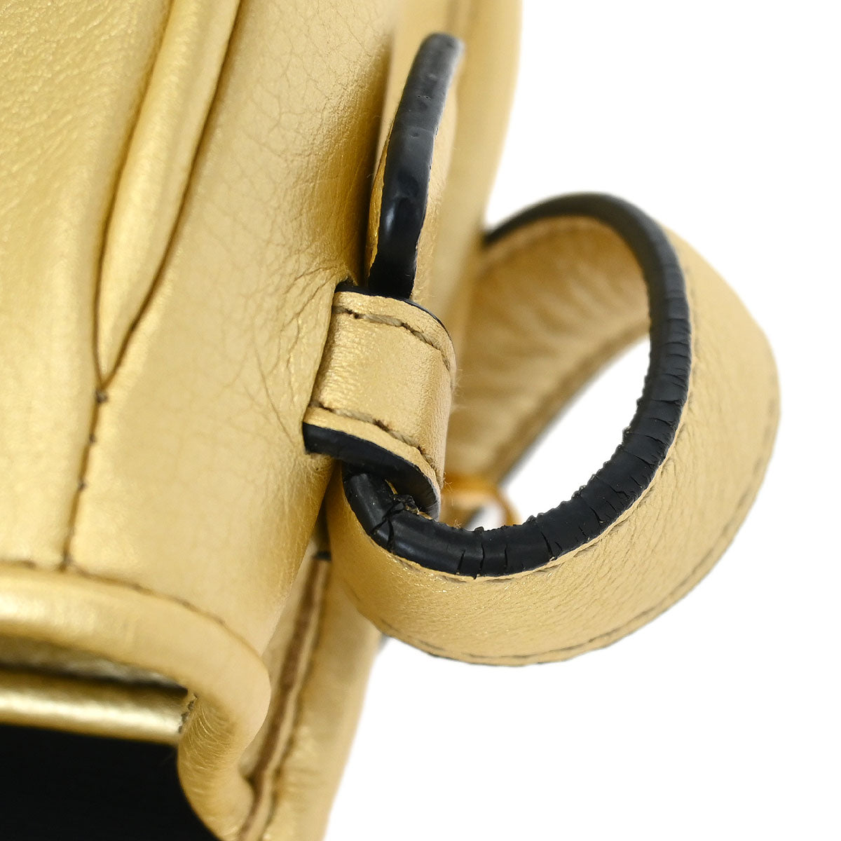 Loewe * Gold Leather Heritage Shoulder Bag