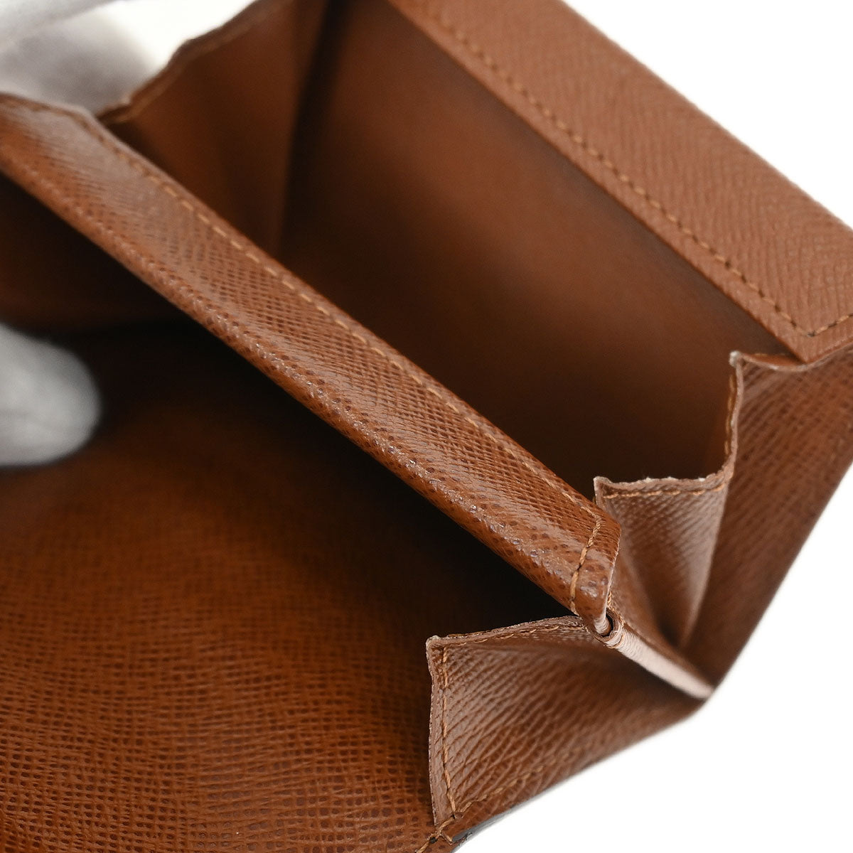 Louis Vuitton Monogram Porte Monnaie Plat Coin Case Wallet M61930