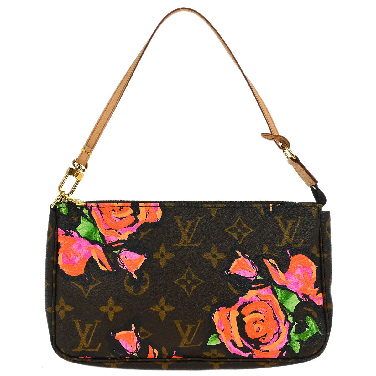 Louis Vuitton Monogram Rose Pochette Accessoires Handbag M48615