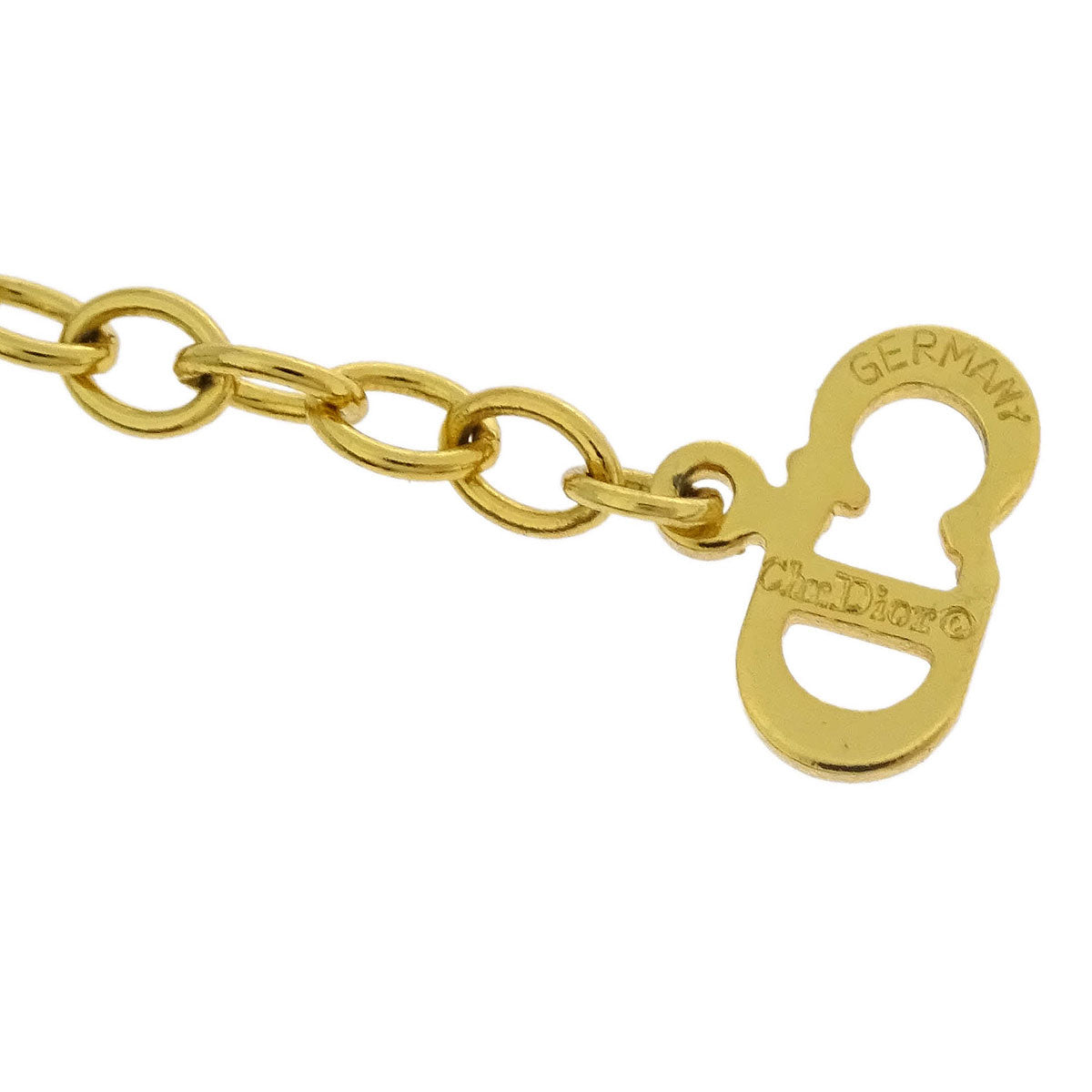 Christian Dior Necklace Pendant Gold