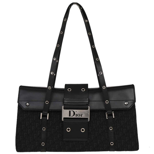 Christian Dior Black Street Chic Trotter Handbag