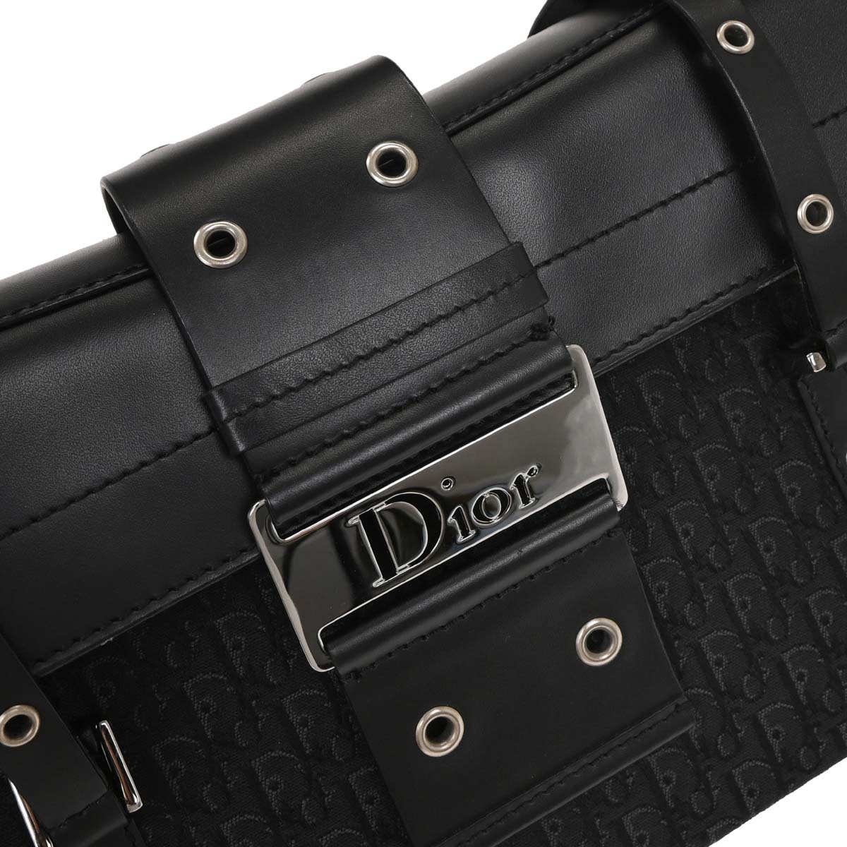 Christian Dior Black Street Chic Trotter Handbag