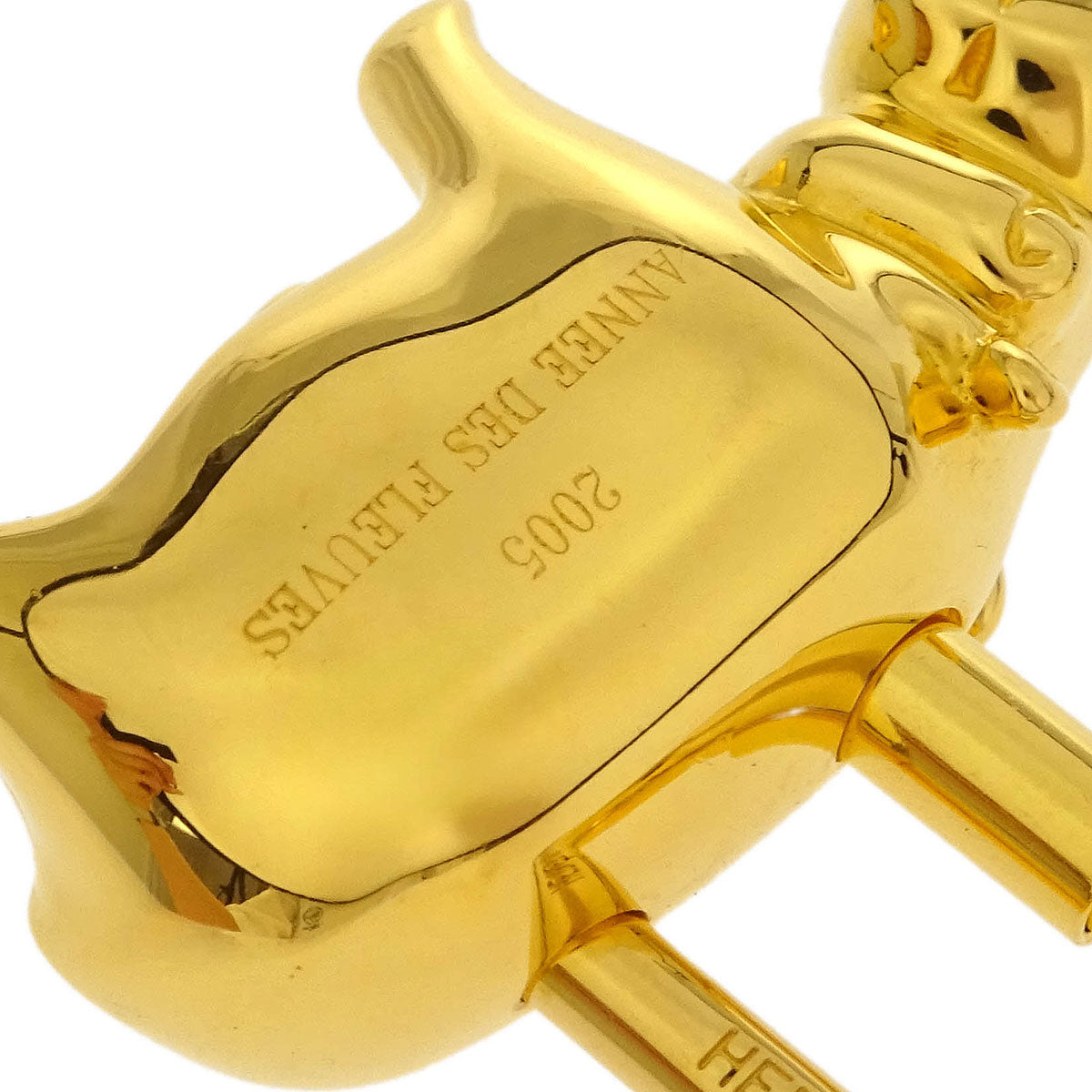 Hermes 2005 Annee Des Fleuves Cadena Gold Small Good