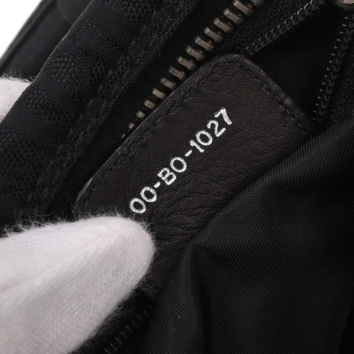 Christian Dior Black Diorissimo Bow Trotter Handbag