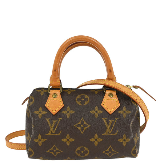 Louis Vuitton Monogram Mini Speedy 2way Shoulder Handbag M41534