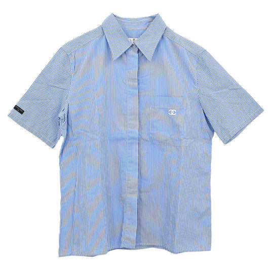 Chanel Shirt Blouse Blue #40
