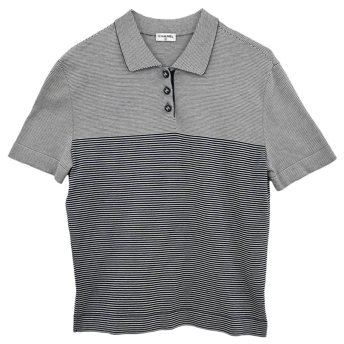 Chanel Short Sleeve Top Black #42