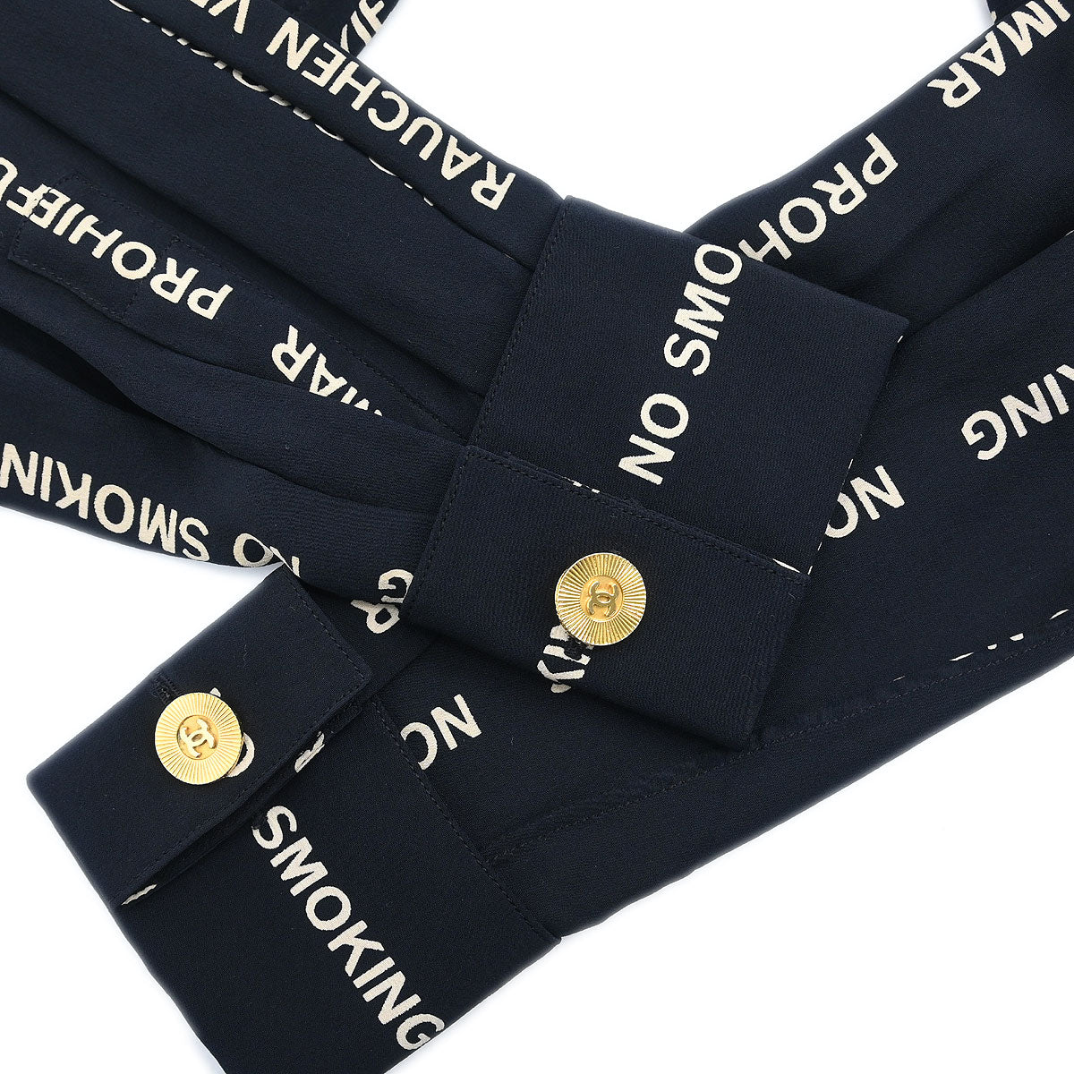 Chanel Blouse Shirt Black