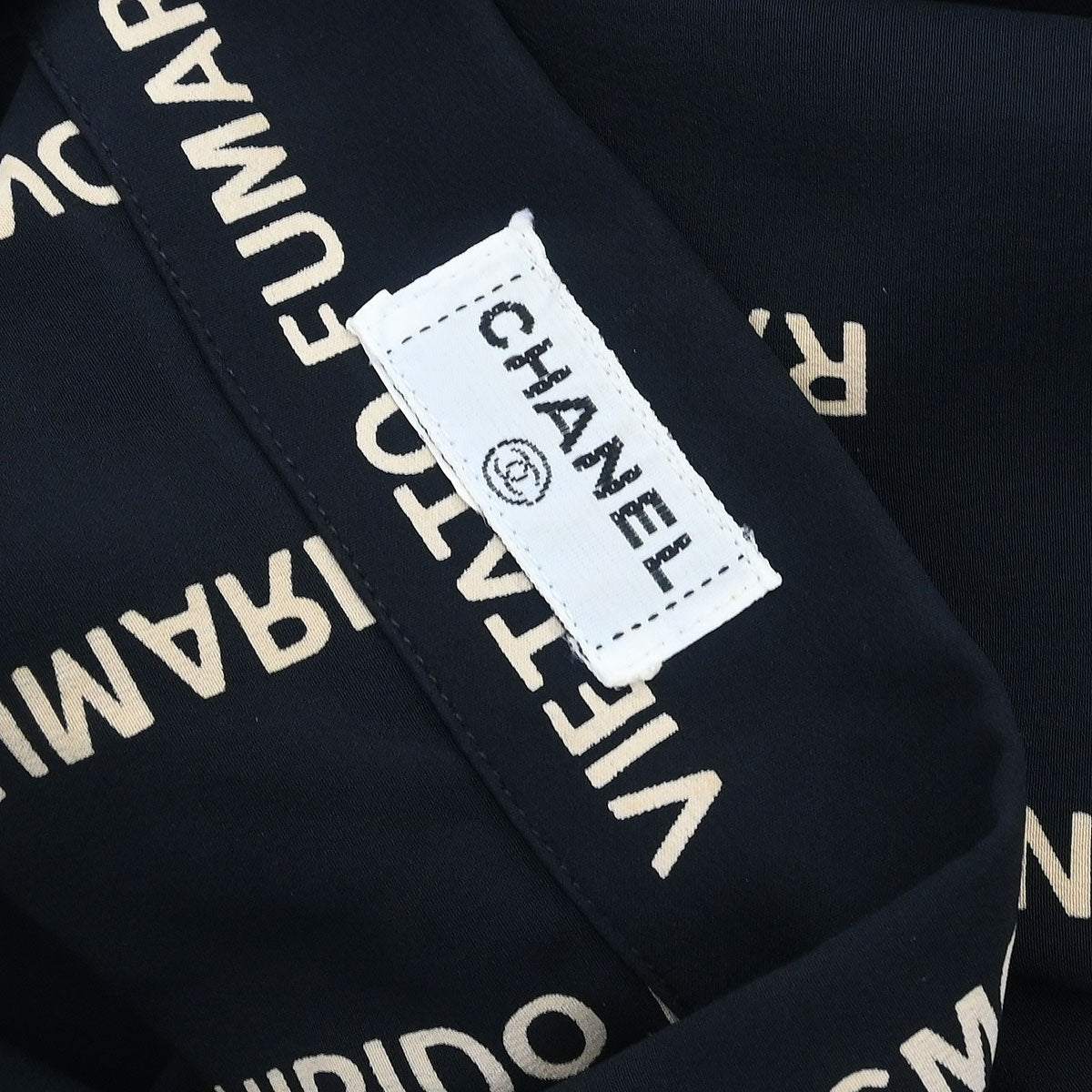 Chanel Blouse Shirt Black