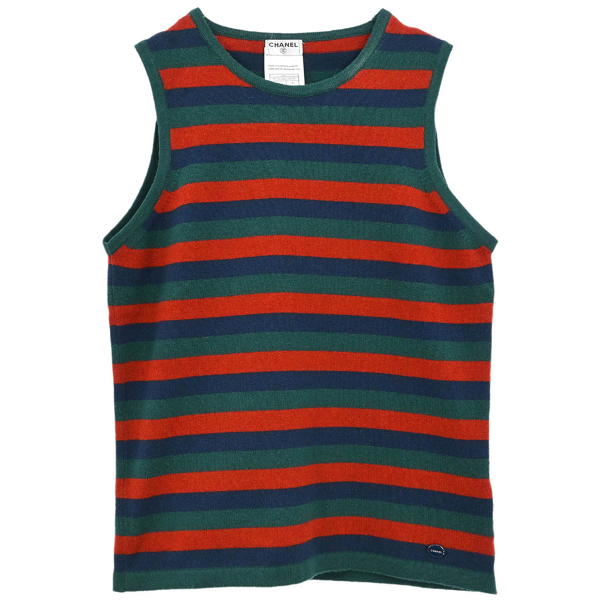 Chanel Sleeveless Tank Top Green #36