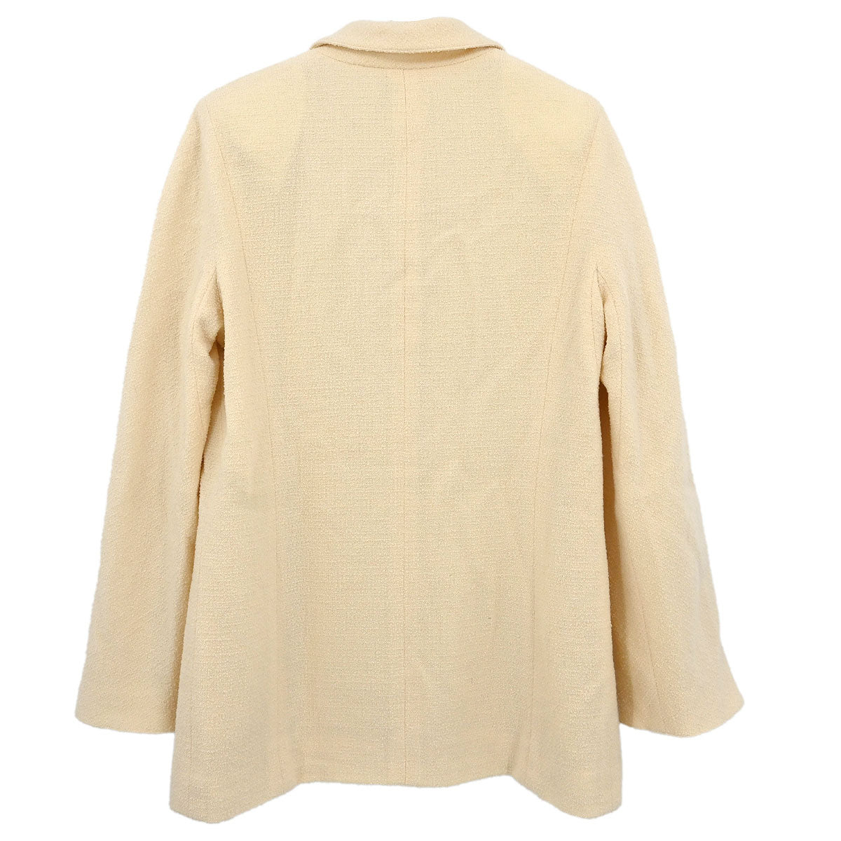 Chanel Single Breasted Jacket White #40