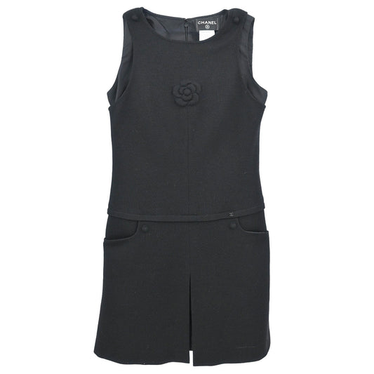 Chanel Sleeveless Dress Black #38