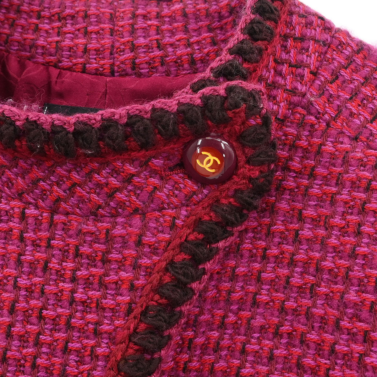 Chanel Pink Single Breasted Jacket