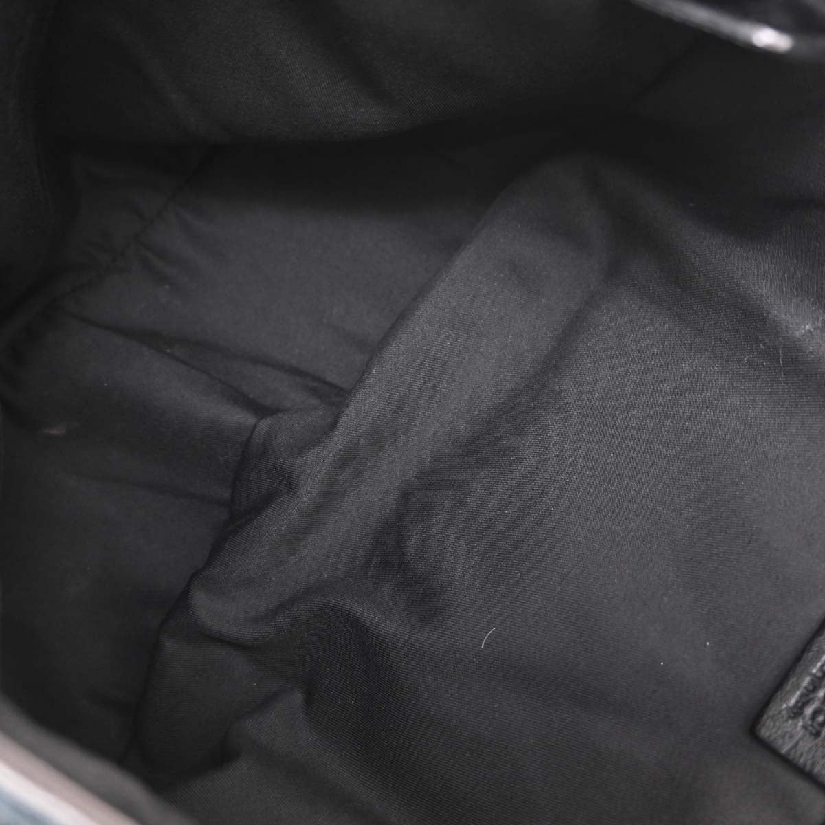 Gucci Black Canvas GG Horsebit Handbag