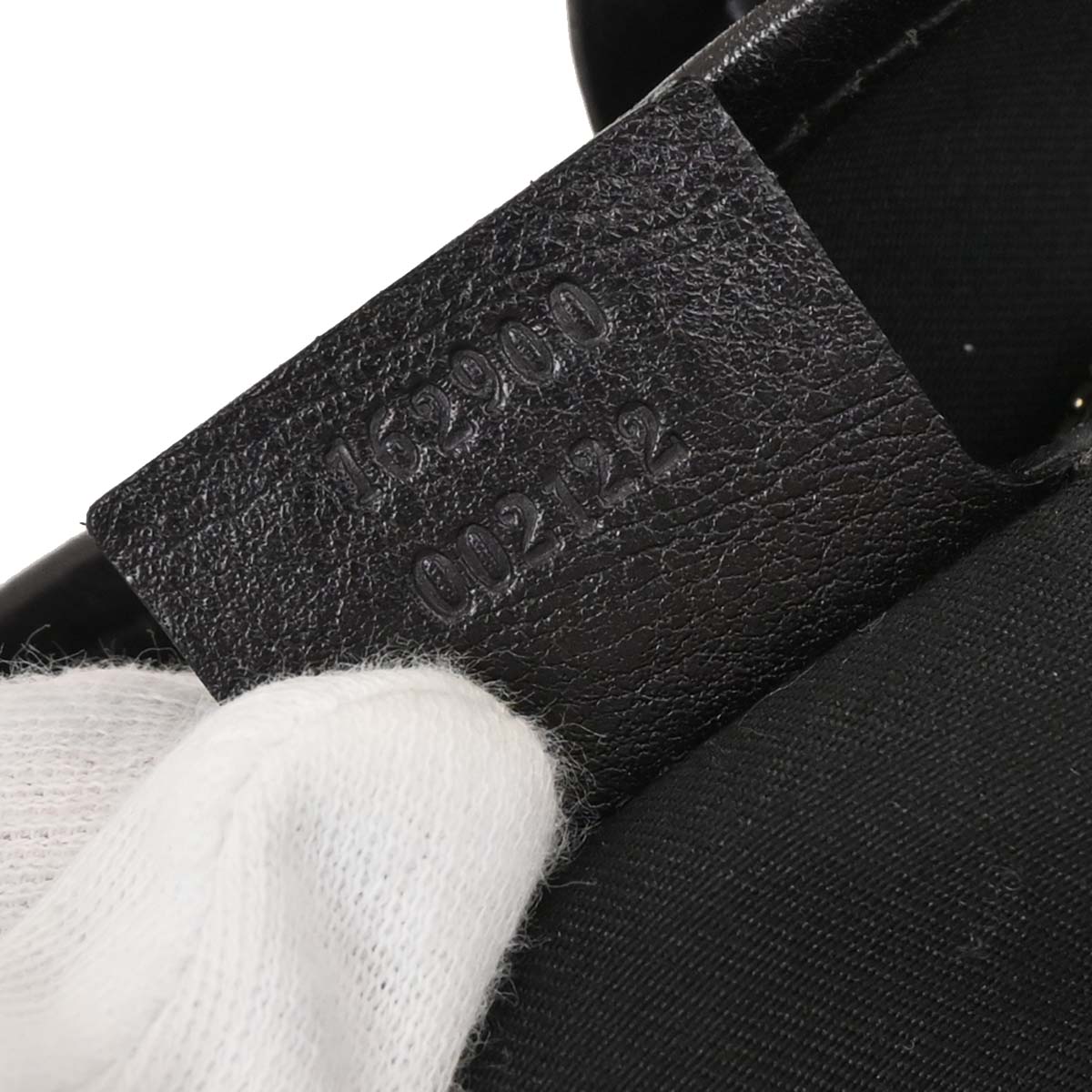 Gucci Black Canvas GG Horsebit Handbag