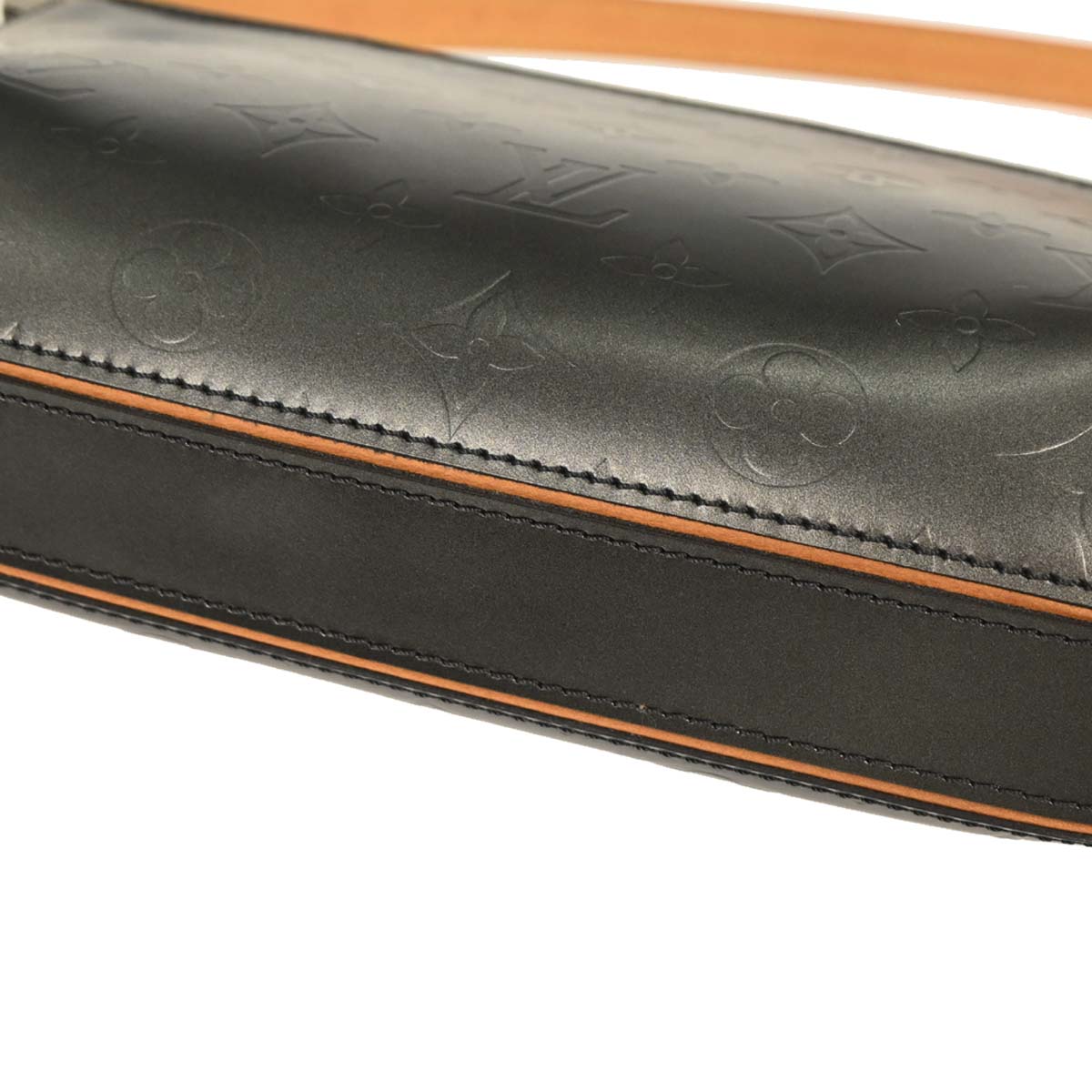 Louis Vuitton Black Monogram Mat Fowler Handbag M55142